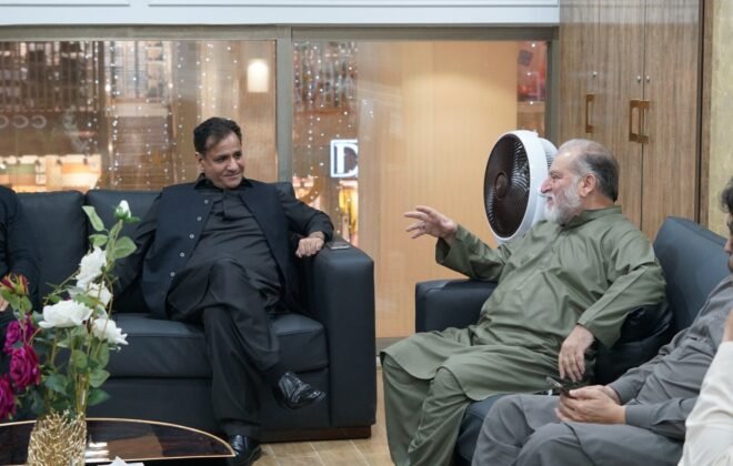 President 5th Pillar Pakistan, Abid Ali Butt called on meeting with Oriya Maqbool Jaan